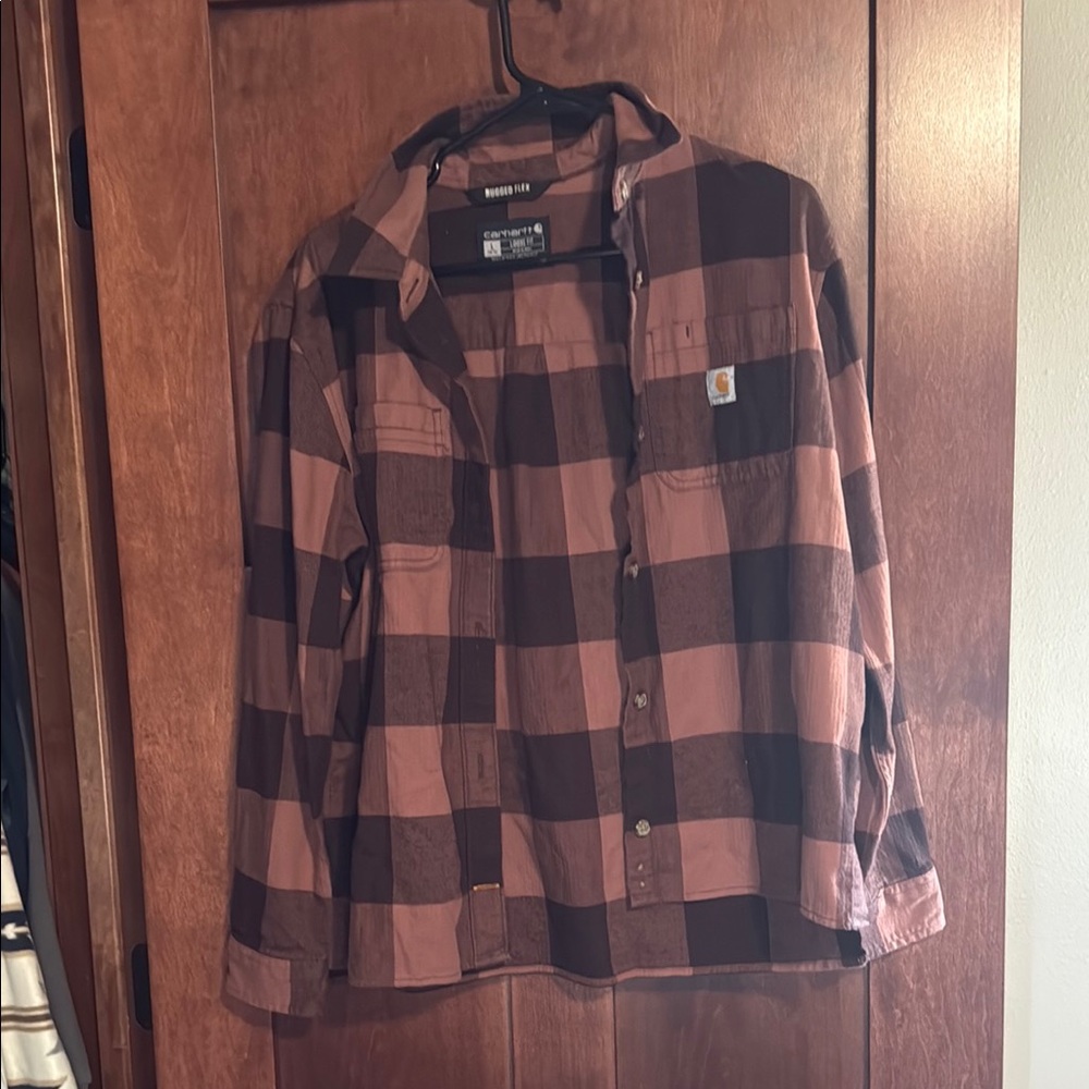 Carhartt Women’s Brown Plaid Shirt
